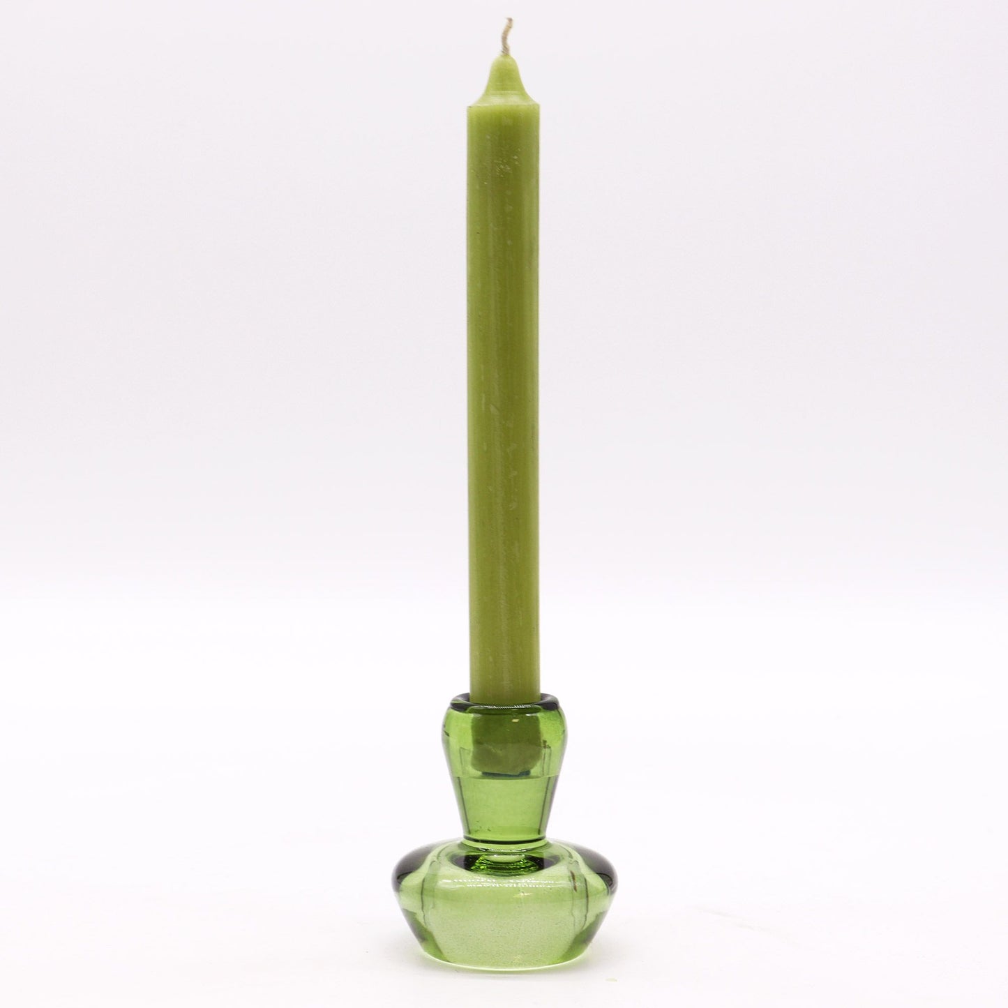Set of 2 Mushroom Flip Dinner Candle / Tealight Holder - Garden Jade