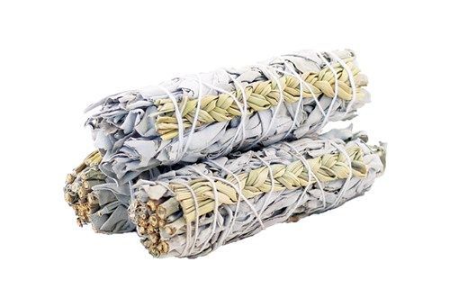 White Sage & Sweetgrass 10cm