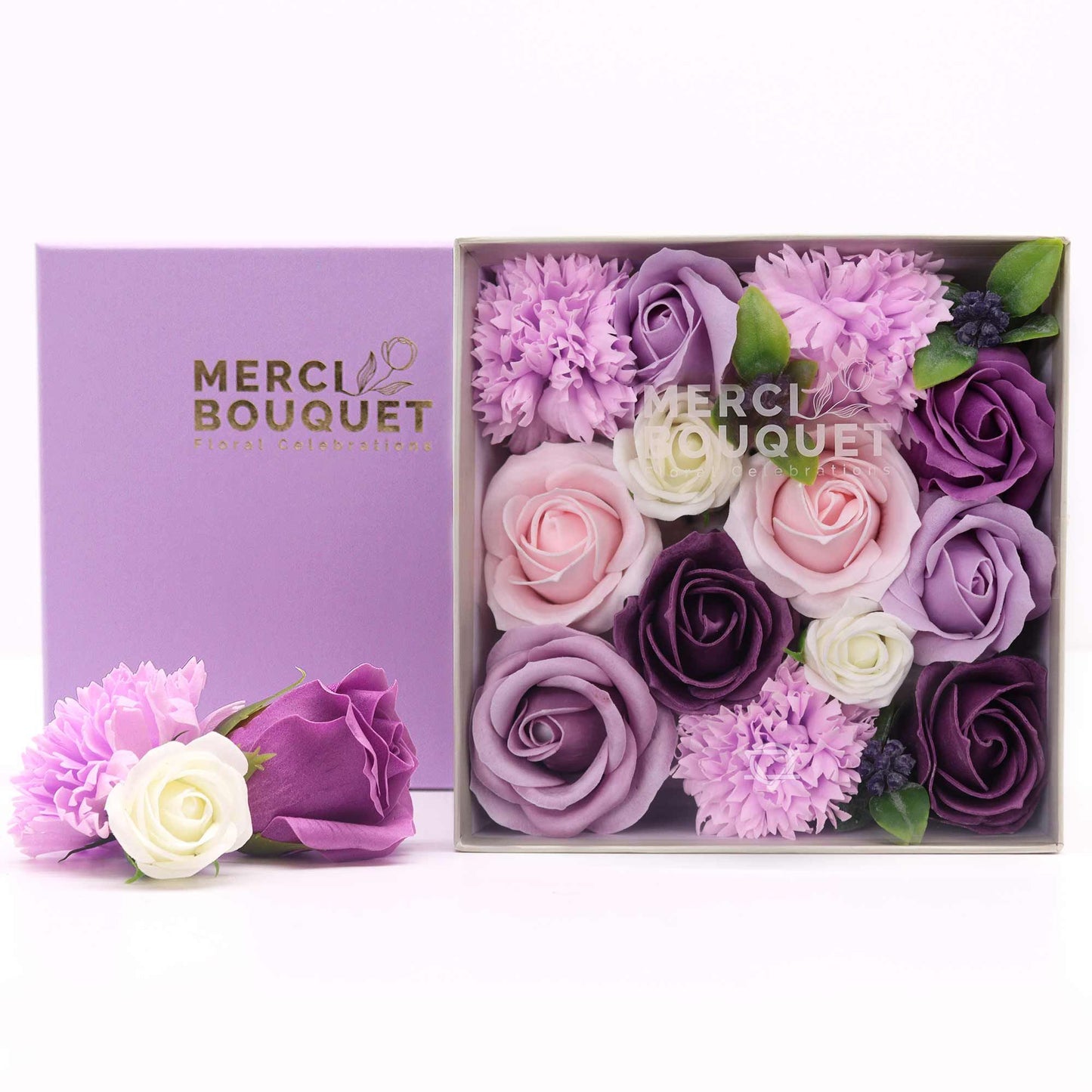 Lavender Rose & Carnation