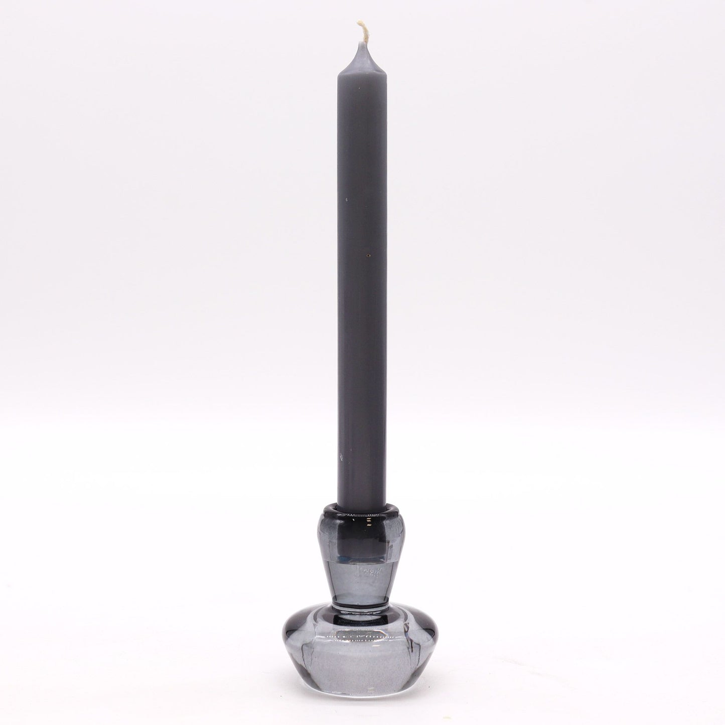 Set of 2 Mushroom Flip Dinner Candle / Tealight Holder - Midnight Grey