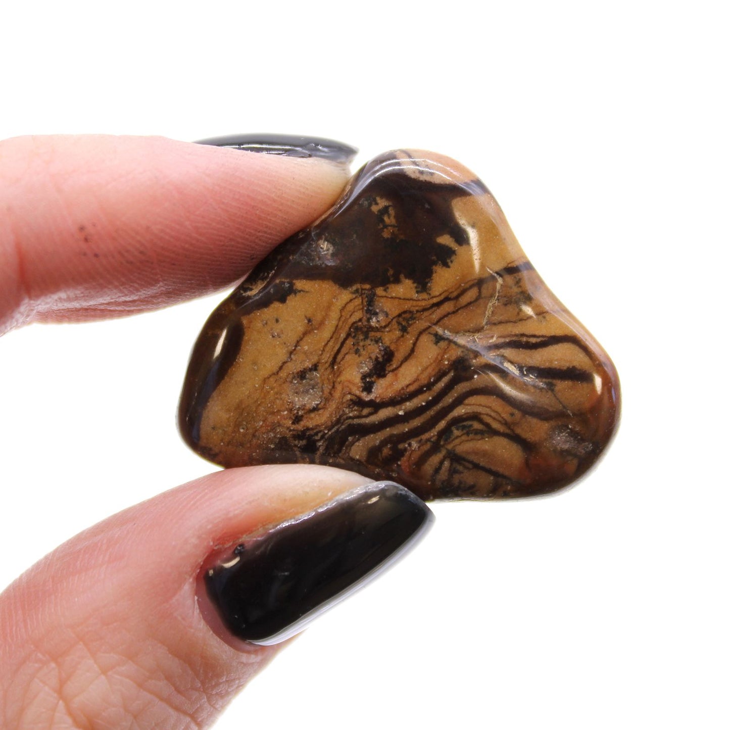 Bag of 12 Medium African Tumble Stones - Picture Nguni