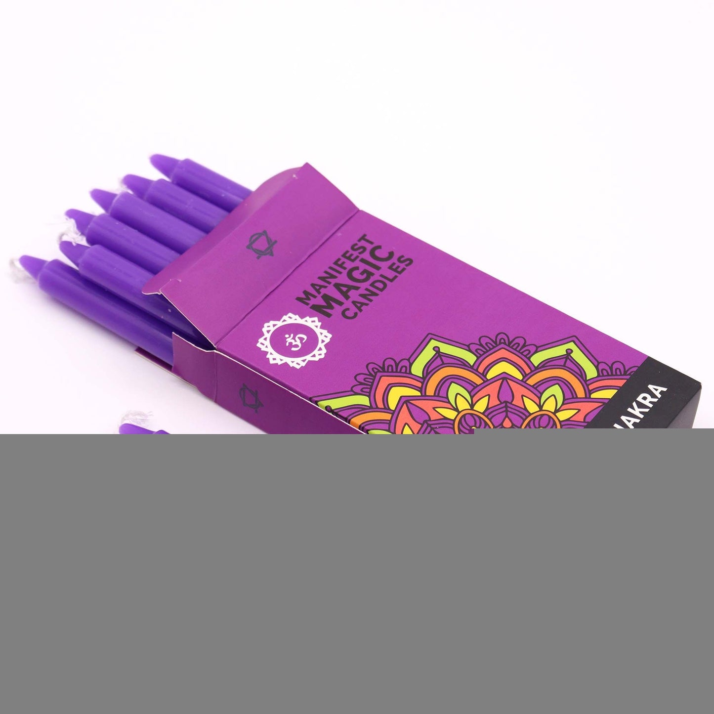 Manifest Magic Candles (pack of 12) - Purple - Crown Chakra