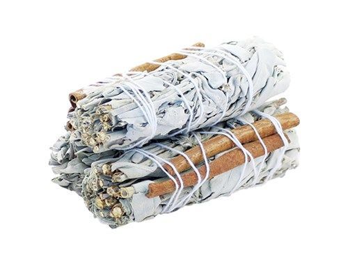 White Sage & Cinnamon 10cm