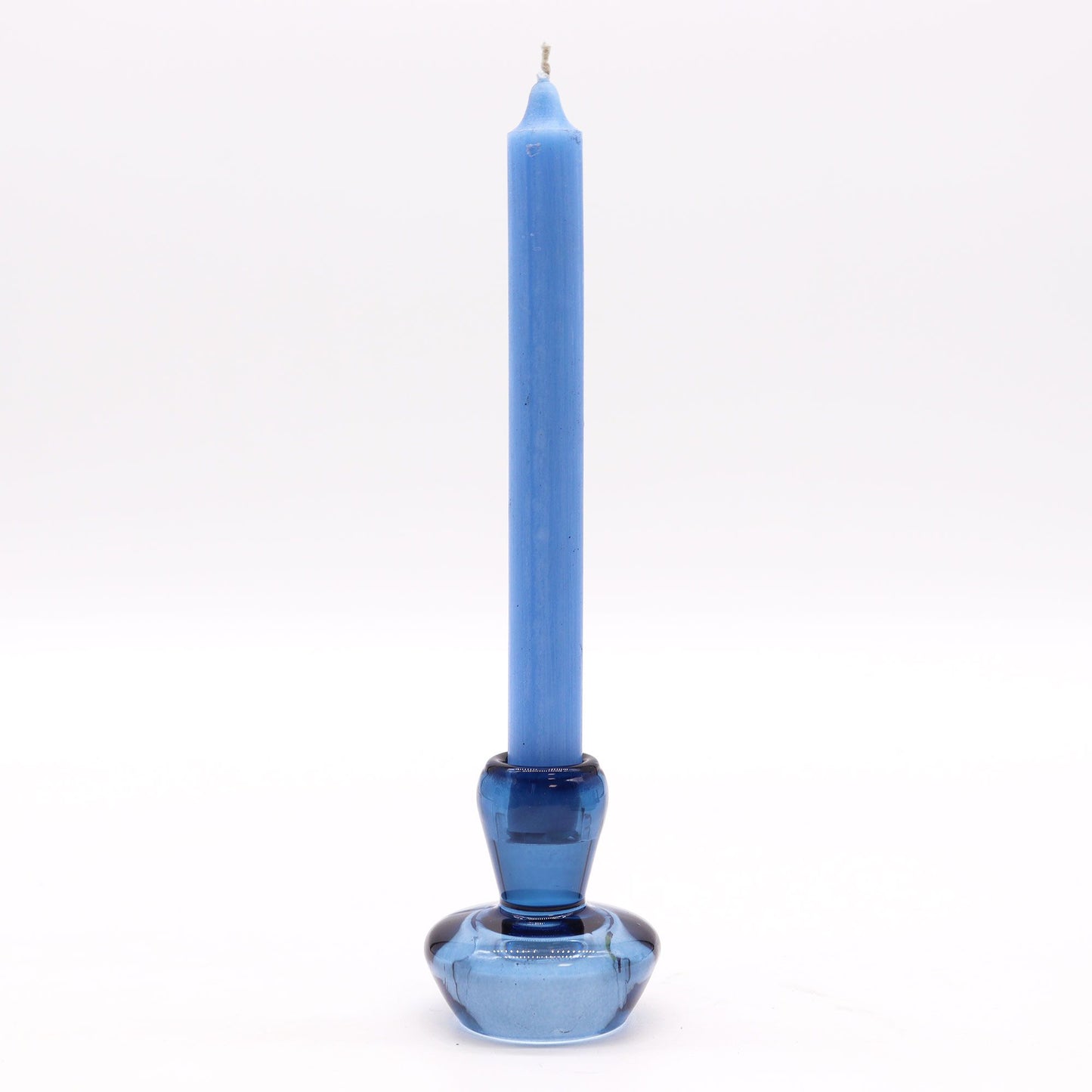 Set of 2 Mushroom Flip Dinner Candle / Tealight Holder - Royal Blue