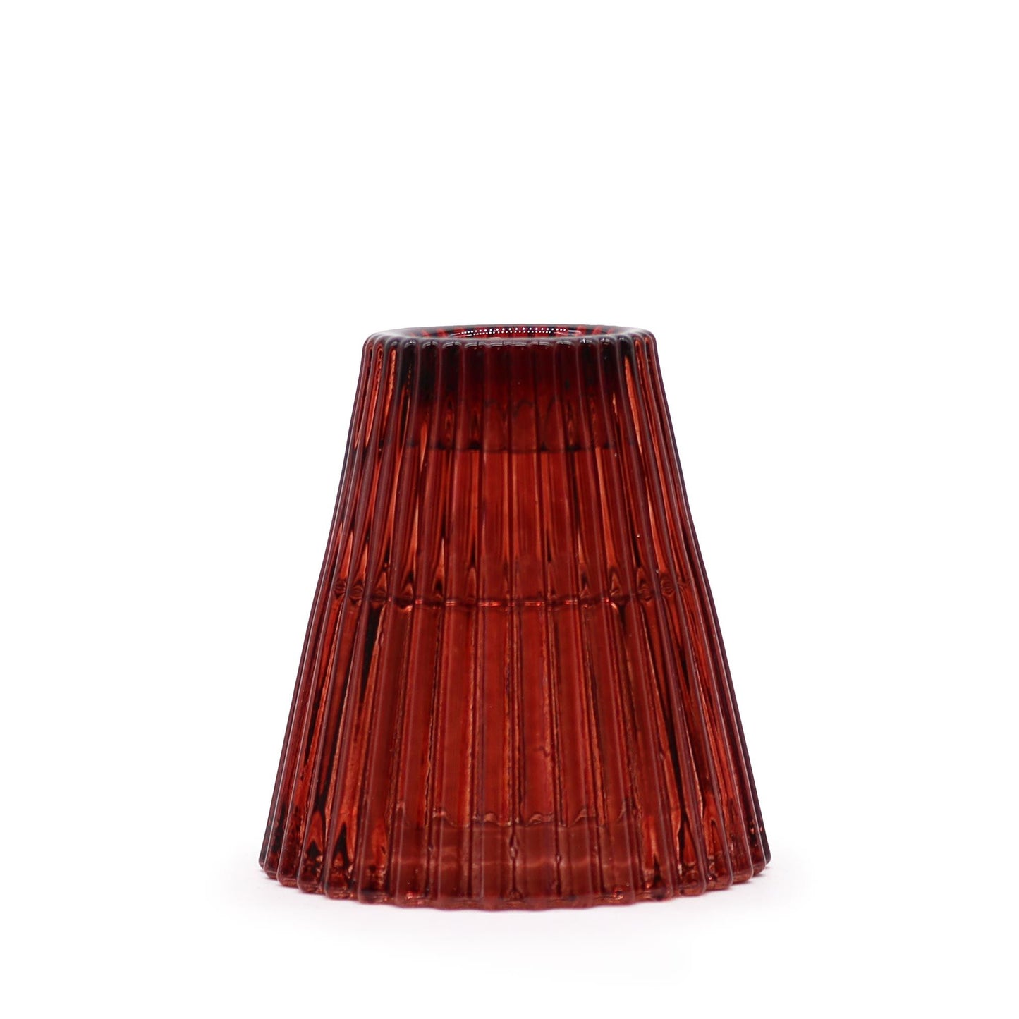 Set of 2 Flip Dinner Candle / Tealight Holder - Vampire Red