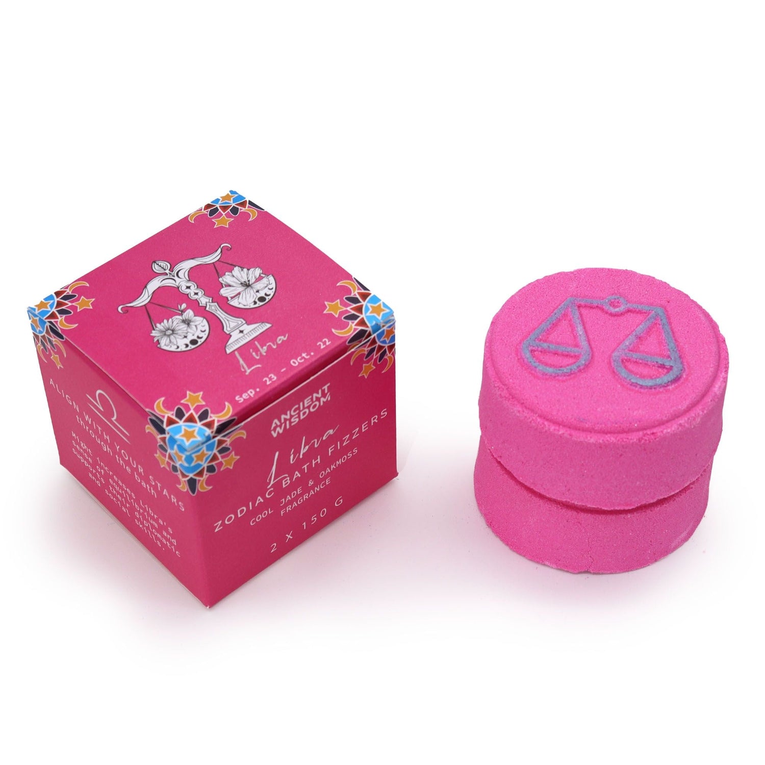 Zodiac Bath Fizzers with Horoscope