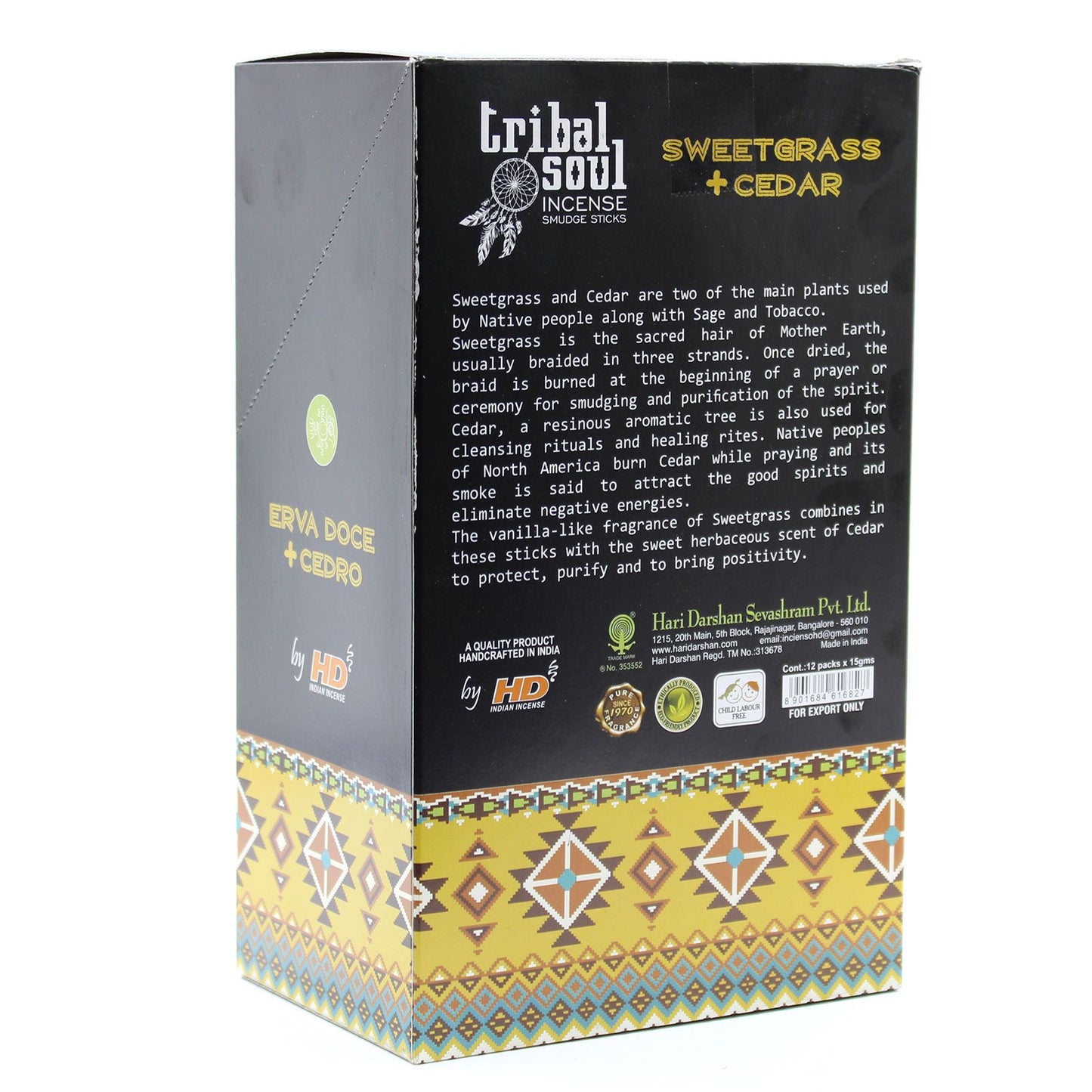 Tribal Soul Incesne - Sweert Grass + Cedar