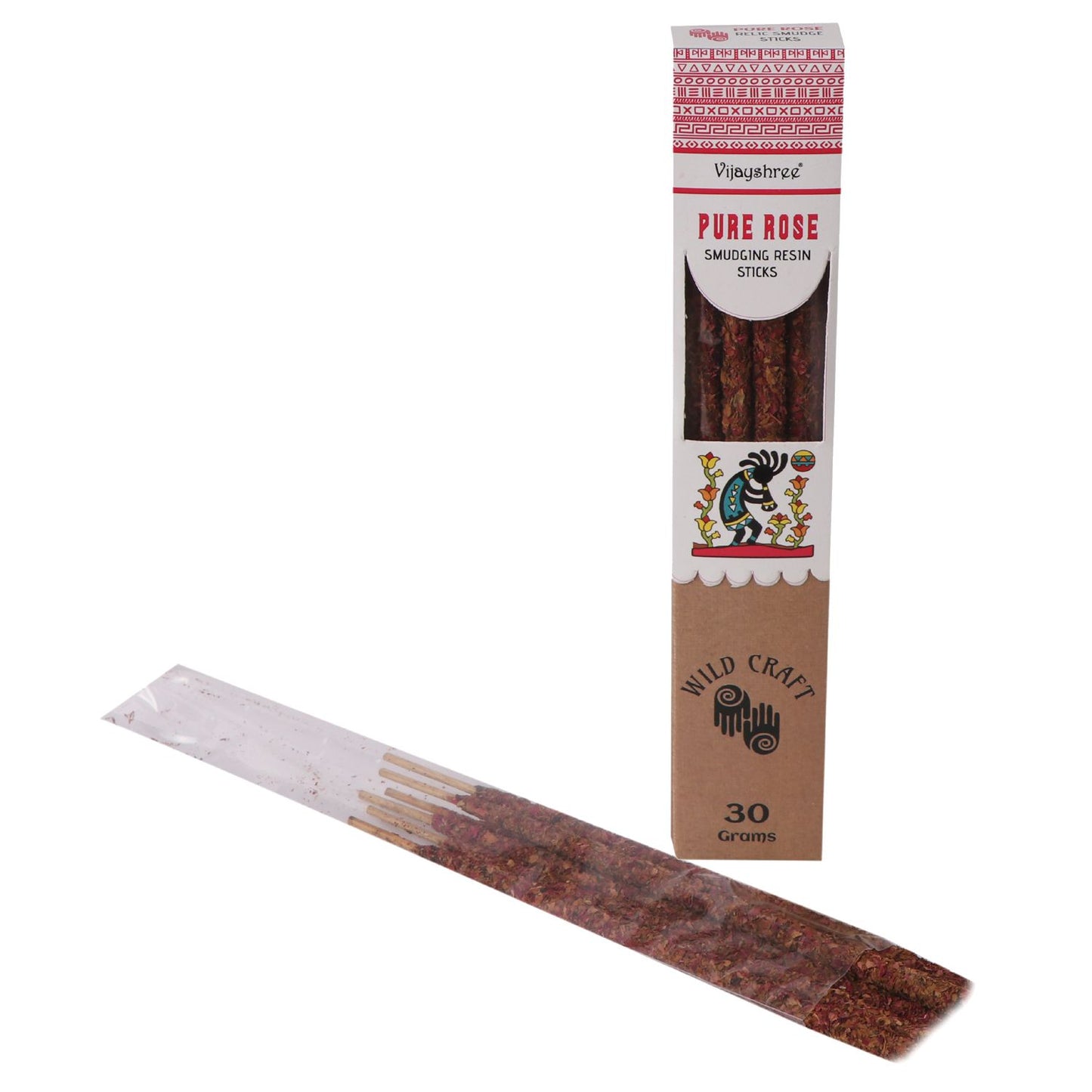 30g Golden Pure Rose Smudging Resin Sticks (6s)
