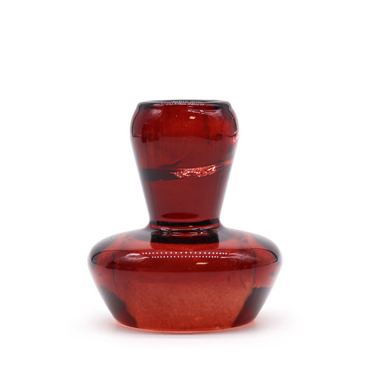 Set of 2 Mushroom Flip Dinner Candle / Tealight Holder - Vampire Red