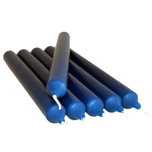 Navy Blue Dinner Candles Bulk (100)