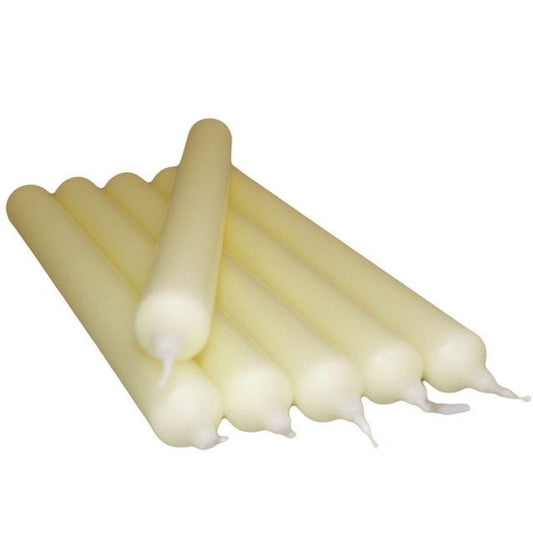 Ivory Dinner Candles Bulk (100)